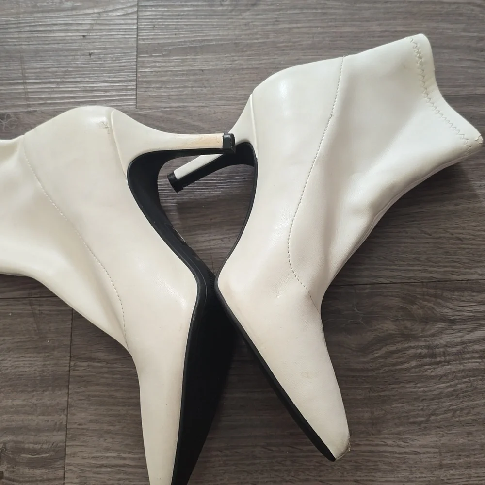 INC Womens  Leather Pull On Booties - Picture 5 of 10